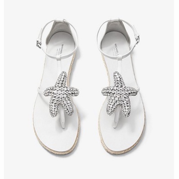 MICHAEL KORS COLLECTION
Annabeth Starfish-Embellished Leather Sandal - Picture 3 of 8